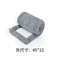 45cm灰色拖布(一块装) 唯漫平板拖把替换布加厚拖布超细纤维加大拖布头