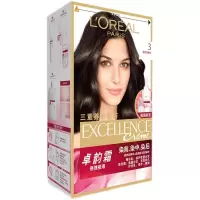 1 自然黑色 三重养护卓韵染发霜遮盖白发染发剂自己在家染发膏自然黑色