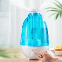 蓝色4L(双喷加湿器) 加湿器家用静音大雾量容量卧室办公室室内婴儿孕妇空气净化香薰机