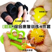 [初期]综合康复训练4件套0 老人病人中风偏瘫手指康复训练器材手部按摩握力器圈练手力握力球