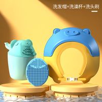 优质-洗头帽[3件套]不含洗头盆 孕妇洗头家用月子仰视洗头发盆老人床上坐着躺椅洗发专用平躺神器