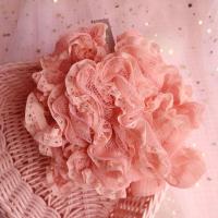 粉色花边款一个 卡通可爱公仔沐浴球浴花浴擦洗澡球洗澡搓澡伴侣浴花不散沐浴花球