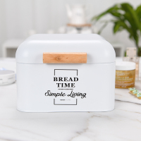 白色(小号) 北欧ins风吐司面包发夹口罩面膜整理储物翻盖玄关钥匙收纳盒桌面