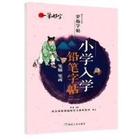 小学入学铅笔字帖笔顺笔画 中小学生罗扬写字课课练同步字帖1-8年级儿童练习临摹字帖人教版