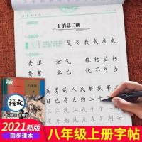 八年级语文同步字帖 上册(一本) 一笔好字 八年级上写字课课练同步字帖人8年级上册人教版 学生字