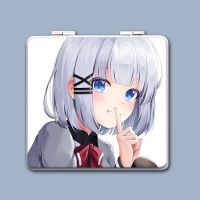 侦探已死AF391 侦探已死周边小镜子翻盖式双面迷你手持随身携带补妆镜化妆镜学生