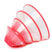 红色 S(脖围15-20cm) 伊丽莎白圈脖套狗用品脖子项圈猫咪狗圈颈圈猫伊利沙白防咬舔头套