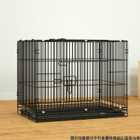 笼子(带托盘) 35运输很小-3.0( 颜色随机) 兔笼家用室内带厕所大号加密兔子笼空间折叠幼繁殖兔笼荷兰猪笼子