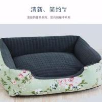 青花色 S号适合3斤以内 狗窝秋冬可拆洗金毛阿拉斯加加厚加绒狗床窝泰迪比熊狗棉窝猫咪冬