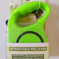 190型绿色3米(适合23斤内宠物) 宠物自动伸缩牵引绳狗绳遛狗绳子3m5m大小中小型犬专用猫狗牵引绳