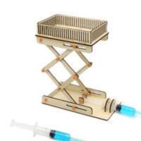 diy科技小制作液压升降机儿童手工创意拼装玩具小学生科学实验包 diy科技小制作液压升降机儿童手工创意拼装玩具小学生科学