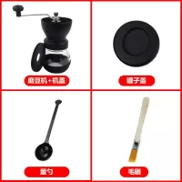 单罐+量勺+毛刷 手摇磨豆机可水洗手动磨咖啡豆机咖啡豆研磨器手磨磨粉的咖啡器具