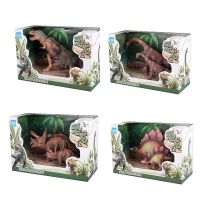 [随机一款] 侏罗纪世界恐龙儿童玩具仿真静态动物创意摆件霸王龙恐龙模型套装