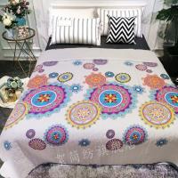 爱恋绚花 50x70cm绗缝枕套2只 多用途外贸特价绗缝被床盖夹棉空调被绗缝被夏凉被沙发垫夹棉床单