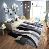 1号 70xcm150cm 加厚弹力丝客厅茶几地毯简约现代地垫卧室床边书房短毛免洗