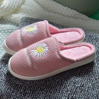 雏菊半包粉色 36-37 月子鞋产妇产后用品春秋薄款防滑软底夏季包跟居家用厚底孕妇拖鞋