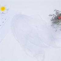 白色 透明儿童舞蹈丝巾纱巾胶州秧歌手绢手帕方巾跳舞手纱风酥雨忆