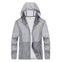 男款灰色/UPF50+ S UPF50+防晒衣男透气超薄防紫外线风衣外套户外冰丝皮肤衣女夏服装