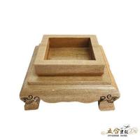 5公分新木 道教用品 桃木雕刻印章底座道士法器法印座子多款可选道家工艺
