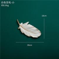 白色羽毛-小号 北欧墙面羽毛壁挂装饰客厅玄关房间墙上饰品电视沙发背景墙壁饰女