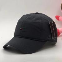 速干黑色 均码54-62cm可调节大小 汤米速干鸭舌帽子TOMMY男女透气防水防紫外线太阳帽遮阳帽棒球帽