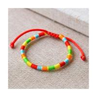 简约伸缩0-6个月10厘米 小粽子端午节五彩绳手链女手工编织手绳宝宝脚链儿童婴儿饰品男