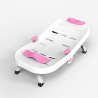 白粉色-无礼品 宝宝洗头神器可坐躺小孩儿童洗头躺椅折叠男女洗头床洗发凳子家用
