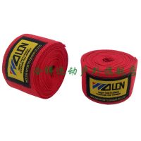3米比赛纯棉款(无弹力)-红色 高弹力拳击绷带散打绑带泰拳护手带家用健身训练器材搏击缠手带子