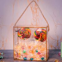 捌手提盒+千纸鹤糖+两棒棒糖 没有灯光[不会亮 不好看 2%选择] 送男女朋友孩子的生日礼物圣诞节糖果伴手礼同学生高级感