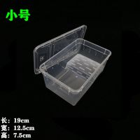 塑料龟缸小号无赠品 饲养乌龟缸玻璃带晒台大号水陆缸别墅透明加厚长方形生态创意鱼缸