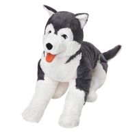 大哈士奇工厂同款 宜家哈士奇拆家小能手里夫利毛绒玩具大狗爱斯基摩犬苏州国内代购