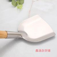 一个 家用木柄锅铲中式不锈钢炒菜铲传统老式小号木制铁锅铲厨房用具铲