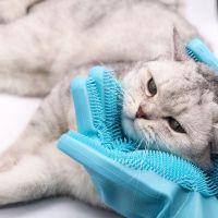 宠物洗澡手套狗狗猫咪 宠物洗澡手套狗狗猫咪金毛搓澡神器按摩刷子狗猫防抓防咬清洁用品