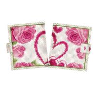 6卡位卡包 十字绣套件塑料布钱包 非成品 已裁剪 无印图多款式1160真爱一生