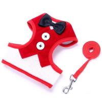 礼服款红色S:(3-8斤) 安哥拉巨兔牵引绳幼猫防挣脱宠物兔外出侏儒兔子可调节栓兔子绳子