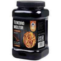 宠物面包虫干小食 1200ml 天然黄粉面包虫干 仓鼠龟类鱼类鸟类爬宠通用面包虫干饲料