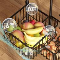 桌面收纳单筐 旋转调料置物架厨房台面多功能酱油瓶调味料收纳用品家用大全神器