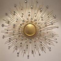 60*60 北欧铁艺壁饰立体墙饰客厅玄关餐厅现代艺术挂饰壁挂太阳镜