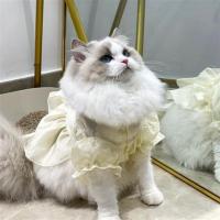 立体花泡泡裙(火爆) XS:胸围30cm 猫咪衣服猫猫薄款防掉毛宠物布偶猫公主裙子小猫夏季仙女连衣裙