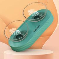 松柏绿-双碗 MOYUGG猫碗双碗保护颈椎狗碗防打翻粮碗猫咪食盆喝水碗饭碗狗食盆