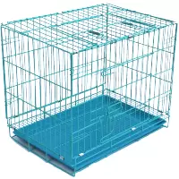 蓝色 单门35*26*33cm 比熊狗笼子小型宠物犬泰迪室内猫舍猫笼家用鸽子笼养殖笼鸡笼兔笼