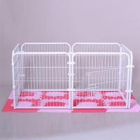 白色 50*50*50cm(适合1斤小狗) 狗笼子大型犬中型犬小型犬狗狗围栏室内金毛泰迪宠物用品隔离栅栏