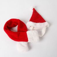 丑-3A帽子 S 圣诞猫咪装饰猫狗帽子萌宠帽子围巾泰迪猫咪帽围巾脖套保暖