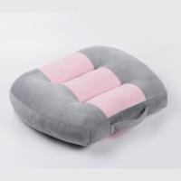 灰色 绒款 学车座垫开车卡通矮个子科二练车增高坐垫座位汽车垫子防滑.