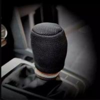 冰丝1个-黑色直径5.5cm 铲车吊车挖机手柄套冰丝网布档位套防滑套小松徐工柳工龙工通用型