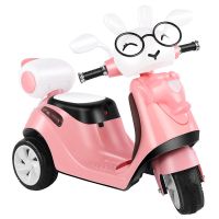 (终身保修)+自己厂生产+保价一年 无灯无音乐+无电+只滑行 儿童电动摩托车三轮车女孩宝宝电瓶车小孩可坐人充电遥控玩具车