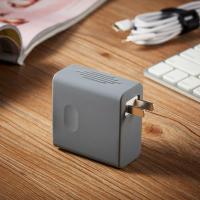 渣渣灰 同色线缆保护+缠线器[无电源套] 华为matebook14电脑充电器保护套mate13笔记本电源保护壳收纳包