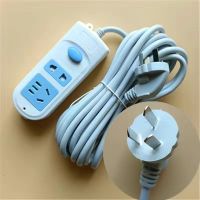 线长: 1.8米[加粗加厚线] 7孔[带安全门+防雷] 三项三脚插座插排带线长线接地线拖地线安全防触家用等电源插座板