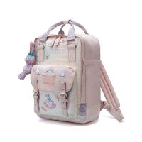 独角兽16升 裸包一个-- 不送挂饰和刺绣贴 大学高中初中学生书包女甜甜圈双肩包女韩版大容量电脑包旅行背包