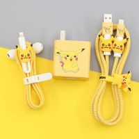 皮卡丘 普通套装 华为荣耀X20/荣耀50 se/nova8荣耀V40数据线保护套充电器保护线绳